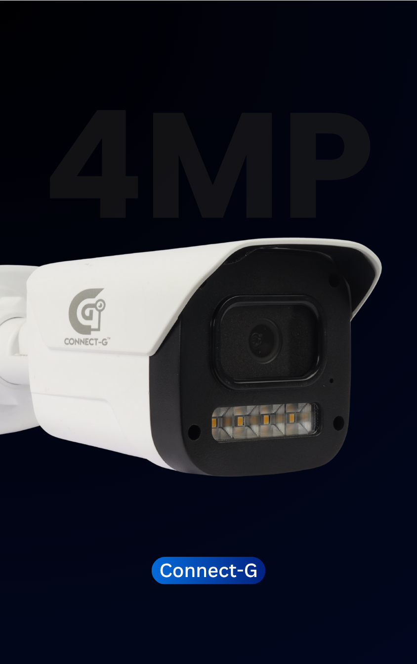 Connect-G 4MP IP Bullet Dual LED Camera (Model: CG-HY40T3C-LH)
