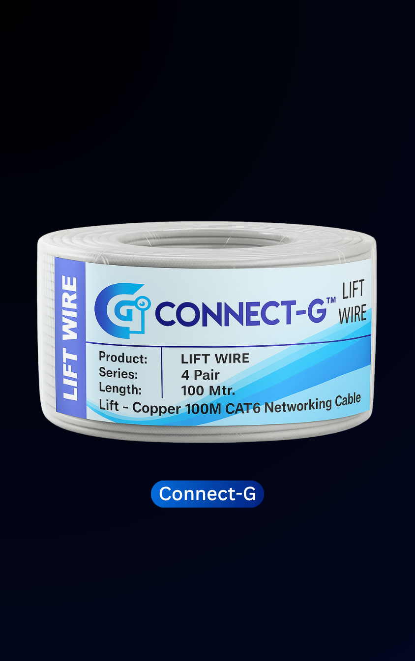 Connect-G 100M CAT6 Lift Copper Networking Cable (Model: CG-CPR100-LFT)