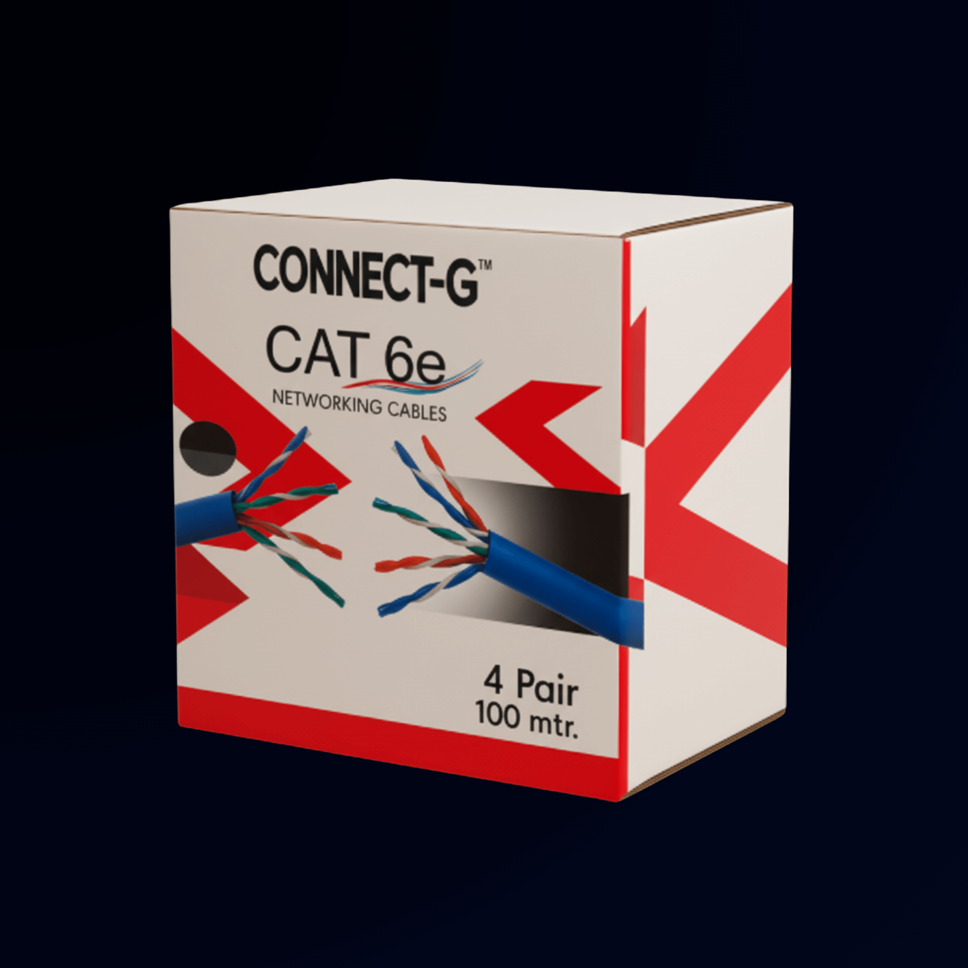 Connect-G Indoor Copper 305M CAT6 Networking Cable (Model: CG-CPR305-IR)